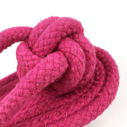Durable Cotton Rope Slippers Dog Chew Toy